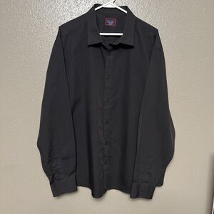 Untuckit Black Stone Button Up Shirt Mens Size 3XL Long Sleeve Business Office